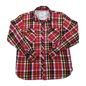 Topo Designs Shirt Mens Large Mountain Multicolor Button Up Long Sleeve‎